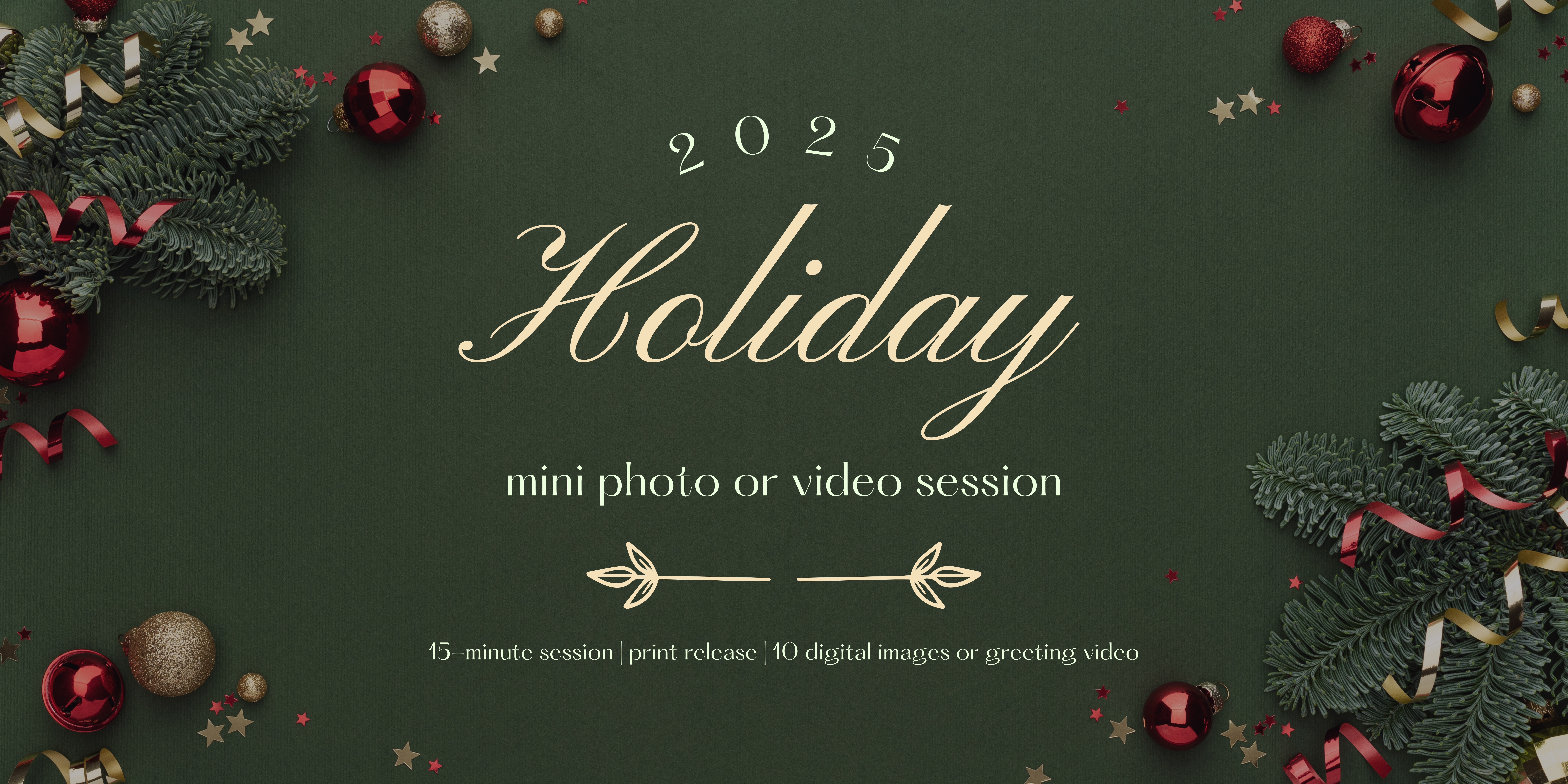 Dallas Holiday Christmas Mini Session 2025 Lumon Room